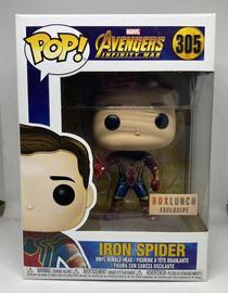 iron spider unmasked funko pop