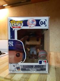 Funko Pop Aaron Judge 04 MLB New York Yankees Gray Away Jersey Vaulted