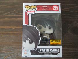 Funko Pop! L com Bolo #219 - Death Note - Wishtoys