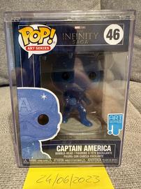 Funko Pop! Marvel Studios Captain America (Blue) #46 Infinity Saga Art –  Mustang Comics