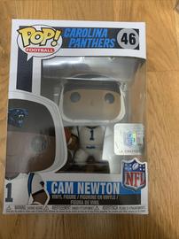 Funko Pop! NFL #46 CAM NEWTON White Color Rush (Panthers) – Brads