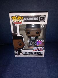 FUNKO POP! NFL - Raiders - Antonio Brown #136 W/ Protector