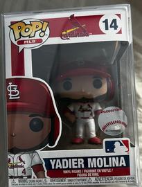 Funko POP! MLB: St. Louis Cardinals - Yadier Molina - White Jersey #14 –  CollectorsDNA