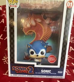 Funko Pop! Games Sonic the Hedgehog 2 Sonic GameStop Exclusive Figure #01 -  SS21 - GB