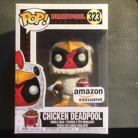 Funko Pop Marvel: Chicken Deadpool #323 - Chicken Suit Collectible Figure 