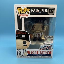 Funko Pop! NFL Patriots Tom Brady SB Champions Llll Collectible