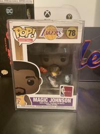 Funko NBA Los Angeles Lakers POP Basketball Magic Johnson Vinyl Figure 78  Gold Uniform - ToyWiz