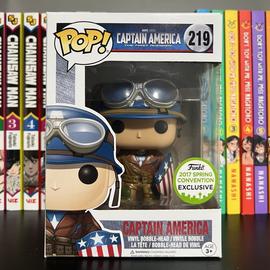 Funko store POP WWII Captain America Steve Rogers Avengers Endgame ECCC Exclusive #219