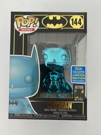 teal chrome batman funko pop