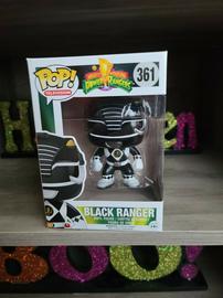 #361 Black Ranger Power Rangers-Beschädigte Box Funko POP-inkl Schutzfolie