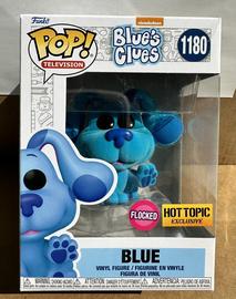 blue clues funko pop flocked