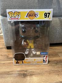 Funko Pop! LEBRON JAMES 10 INCH Exclusive #97 Yellow Jersey #23+ Basketball  Card