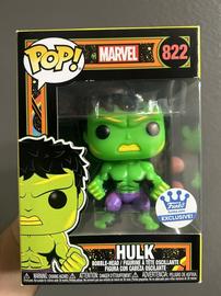 Funko Pop! Marvel Hulk (Black Light) Funko Shop Exclusive Figure #822