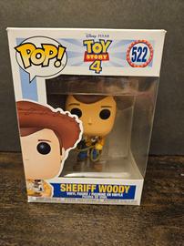 Funko POP! Disney - Toy Story 4 - Sheriff Woody (522) Small Damaged P