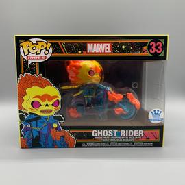 特撮 FUNKO - Ghost Rider Funko Pop 33 Ghost Rider Funko Pop 33 Marvel PX Previews Exclus. Glow In