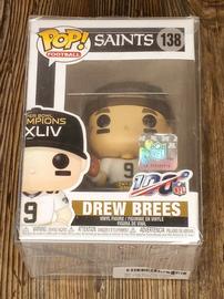 Funko Pop! Football Saints Drew Brees Super Bowl Champions XLIV Figure #138