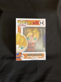 Mavin  Funko Pop Animation 14 Dragon Ball Z Super Saiyan Goku 2 Loose OOB