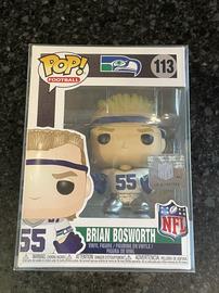 POP Football Brian Bosworth 113 Seahawks Funko Pop NEW