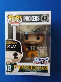 FUNKO POP! NFL FOOTBALL - PACKERS: AARON RODGERS #43 SUPER BOWL CHAMPIONS  VINYL FIGURE