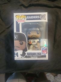 Funko POP! NFL: Marshawn Lynch (Raiders Away) Vinyl Collectible