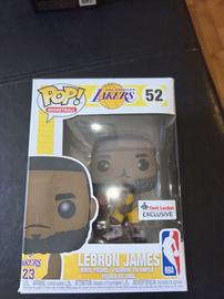 Funko POP! NBA LeBron James 52 LA Lakers Yellow Jersey Foot Locker Exclusive