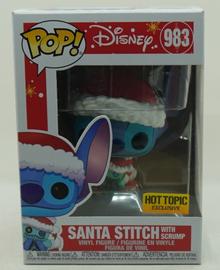 Funko POP! Disney Lilo & Stitch - Santa Stitch with Scrump #983 Exclusive 