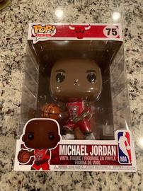 Michael Jordan Funko Pop! Jumbo Figure 10 Inches 75 Basketball NBA Bulls 23  Vinyl Figure