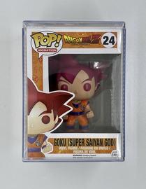 Funko Pop Dragon Ball Z Super Saiyan God Goku 24 Vaulted Loose OOB