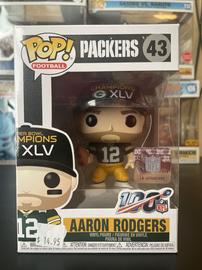 Funko POP! Football NFL Packers AARON RODGERS Champions XLV #43 w/ Pro –  Toystops