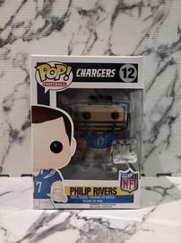 Philip Rivers Signed Chargers #12 Funko Pop! Vinyl Figure (PSA