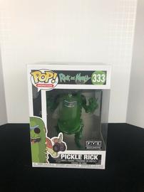 Rick & Morty Funko Pop TRANSLUCENT PICKLE RICK #333 FYE EXCLUSIVE W/Protector 