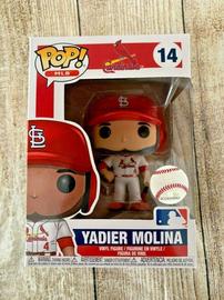 Funko POP! MLB: St. Louis Cardinals - Yadier Molina - White Jersey #14 –  CollectorsDNA