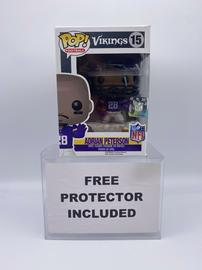 Adrian Peterson Signed Vikings #15 Funko Pop! Football Vinyl Figure (PSA  Hologram)