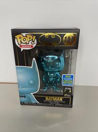 teal chrome batman funko pop