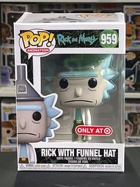 rick with funnel hat funko