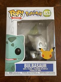 Funko Pop Jumbo Pokemon - 25 th silver Bulbasaur (Bulbizarre) 10 (25 cm)  N°453