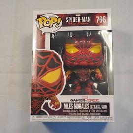Spider-Man Miles Morales S.T.R.I.K.E. Suit Funko Pop #766 Bobble-Head Brand  New!