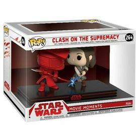 Star Wars Funko POP 264 Clash on the Supremacy REY Vaulted Retired Movie Moments 