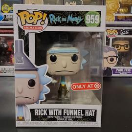 rick with funnel hat funko