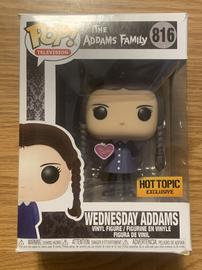 The Addams Family Wednesday Valentine's Day Funko Pop outlet #816 Hot Topic Exclusive