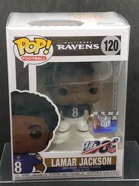 Lamar Jackson Signed Ravens #120 Football Funko Pop! Vinyl Figure