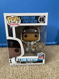 Cam Newton # 46 NFL Carolina Panthers White Shirt Funko Pop