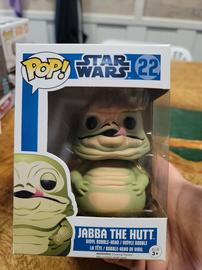 Jabba The Hutt Vinyl Bobble Head #22 Retired Star Wars Funko Pop 