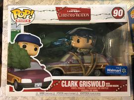 National Lampoon Christmas Vacation Clark With Station Wagon Funko Pop 90 for sale online