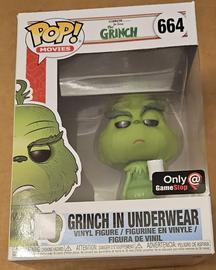 Funko Pop! Grinch in Underwear GameStop Exclusive authentic