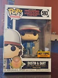 Funko POP!Stranger Things 593#Dustin&Dart Limited Collection Vinyl Action Figure