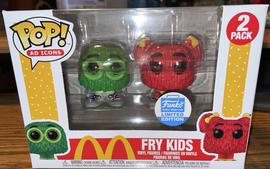 funko fry guys green and red