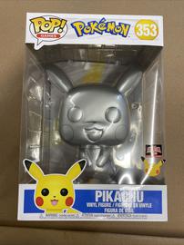 Pikachu #353 (Metallic Silver) 25th Anniversary Funko POP! Vinyl Figur