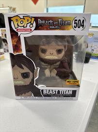 Funko Pop! Animation Attack On Titan Beast Titan Hot Topic Exclusive 6 Inch  Figure #504 for Men