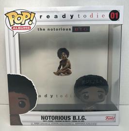 Albums Ready to Die With Case 01 50142 In stock Funko Pop Notorious B.I.G 
